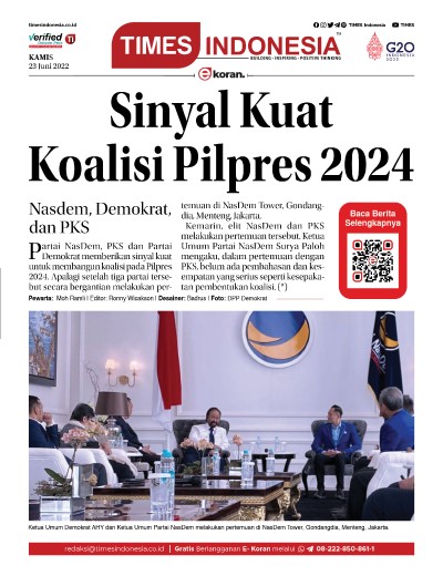 Edisi Kamis, 23 Juni 2022: E-Koran, Bacaan Positif Masyarakat 5.0