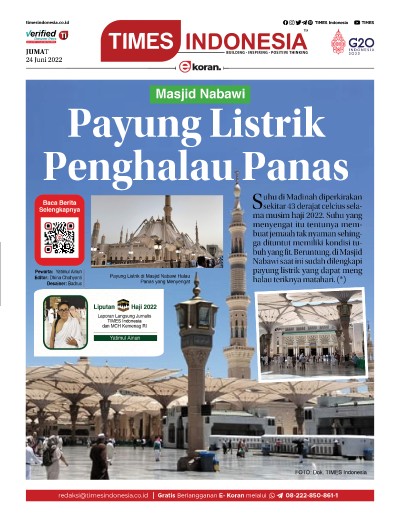 Edisi Jumat, 24 Juni 2022: E-Koran, Bacaan Positif Masyarakat 5.0