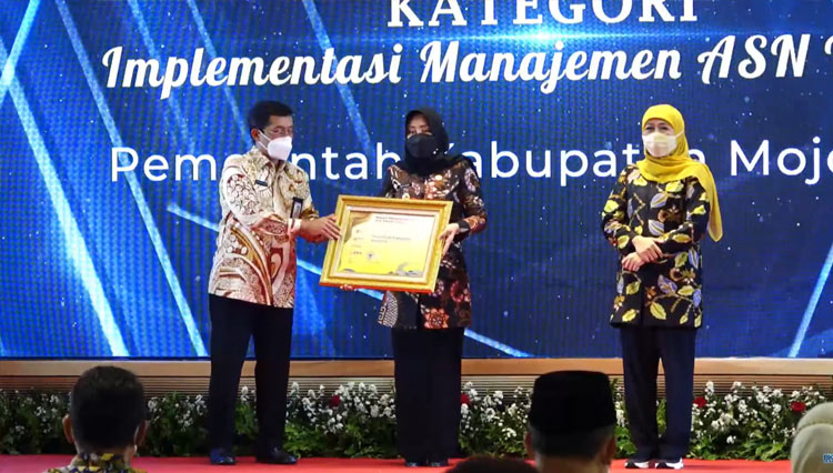 Pemkab Mojokerto Sabet Penghargaan BKN Award 2022 TIMES Indonesia