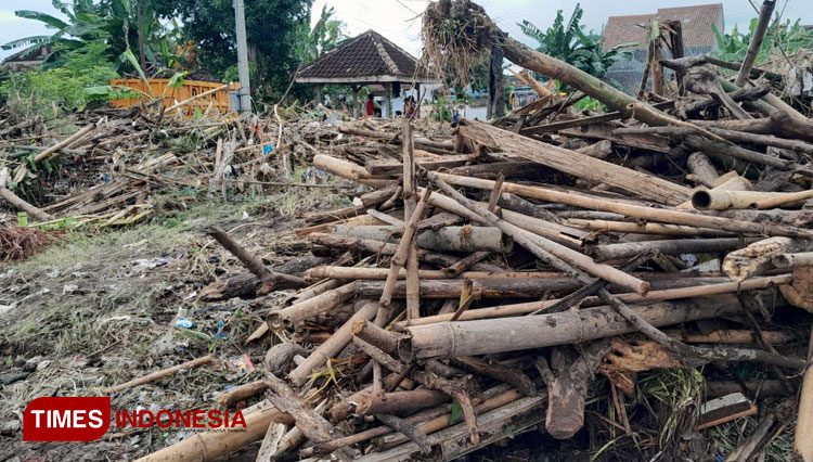 Sampah Banjir Kota Banyuwangi Didominasi Dahan Kayu Dan Bambu Times