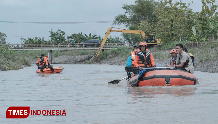 Kali Lamong Meluap Kabupaten Gresik Mulai Banjir TIMES Jatim