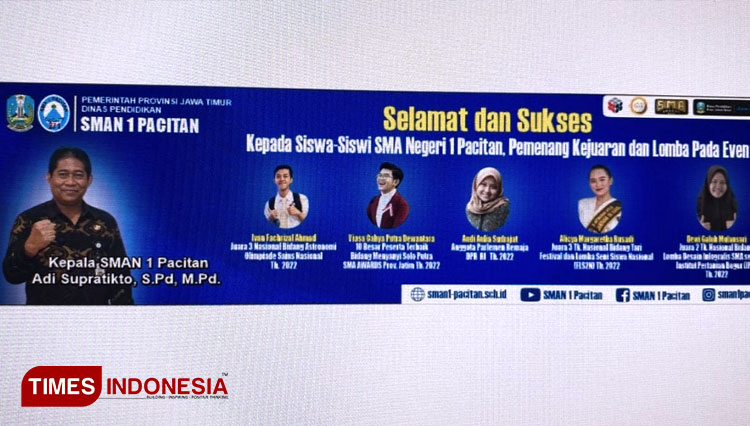 Tiga Siswa SMAN 1 Pacitan Juara Nasional Satu Lainnya Lolos Anggota