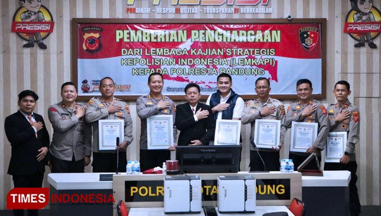 Bedah 25 Rutilahu Polresta Bandung Raih Penghargaan Lemkapi TIMES