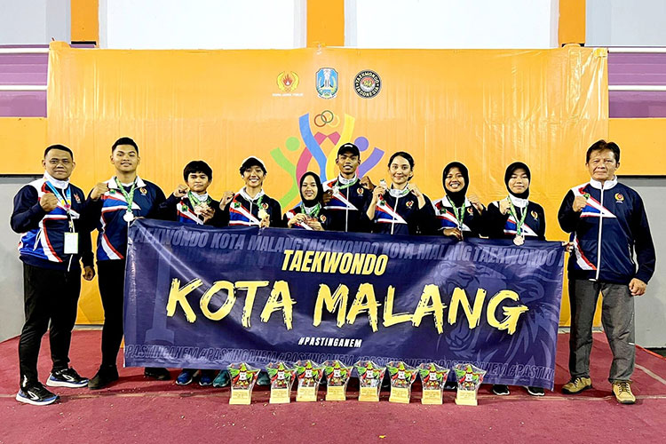 Medali Emas Pertama Dari Taekwondo Mewarnai Prestasi Kota Malang Di