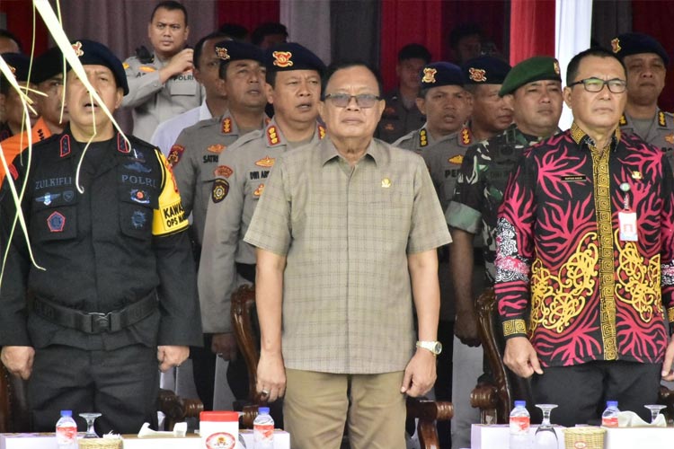 Ikuti HUT Brimob Ke 78 Anggota DPRD Kaltim Yusuf Mustafa Harap Tetap