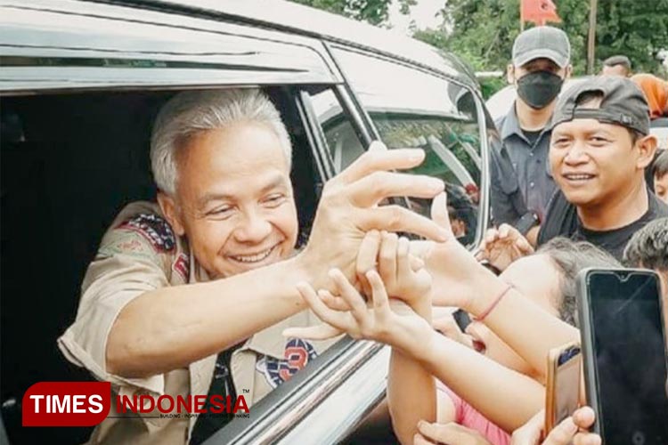 Kampanye Hari Ke Capres Ganjar Pranowo Sambangi Kabupaten Ponorogo