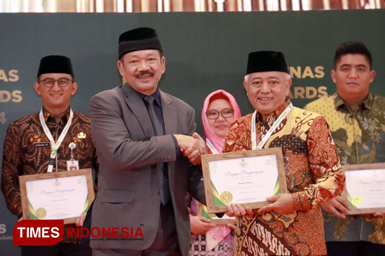 Berdayakan Pengelolaan ZIS Bupati Malang Raih Baznas Award TIMES