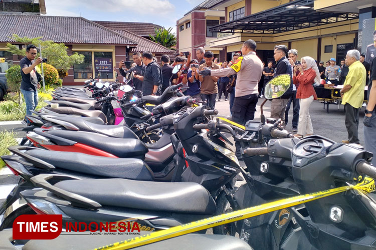 Komplotan Spesialis Curanmor Diciduk Polres Tasikmalaya Kota 21 Motor