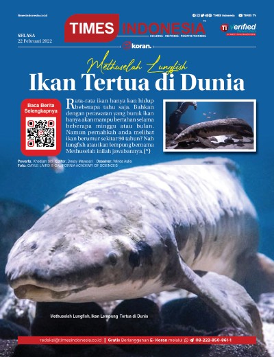 Edisi Selasa, 22 Februari 2021: E-Koran, Bacaan Positif Masyarakat 5.0