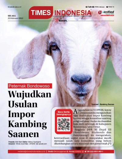 Edisi Selasa, 22 Februari 2021: E-Koran, Bacaan Positif Masyarakat 5.0
