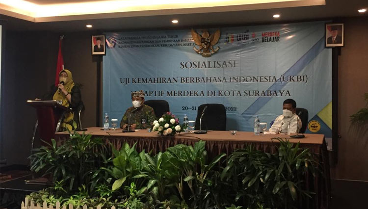 Kegiatan UKBI Adaptif Merdeka oleh Balai Bahasa Jawa Timur. (foto: Humas Balai Bahasa/TIMES Indonesia)