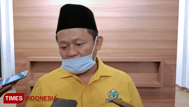 Ketua DPD Partai Golkar Jatim M Sarmuji.(Foto : Lely Yuana/TIMES Indonesia) 