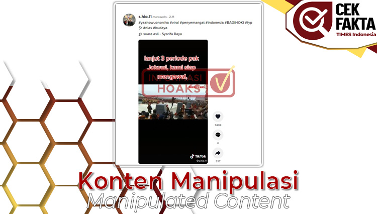 CEK FAKTA: Salah, Video Jokowi Berminat Menjadi Presiden 3 Periode