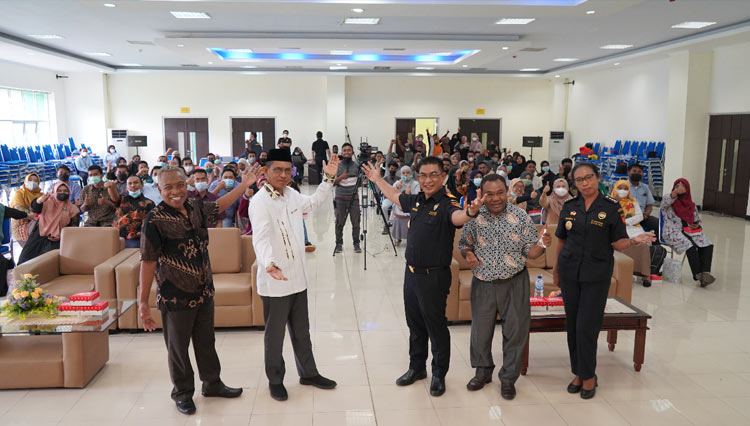 Pelaksanaan APBN Week 2022 yang digelar di IAIN Ambon. (Foto: Humas Kanwil DJBC Maluku)