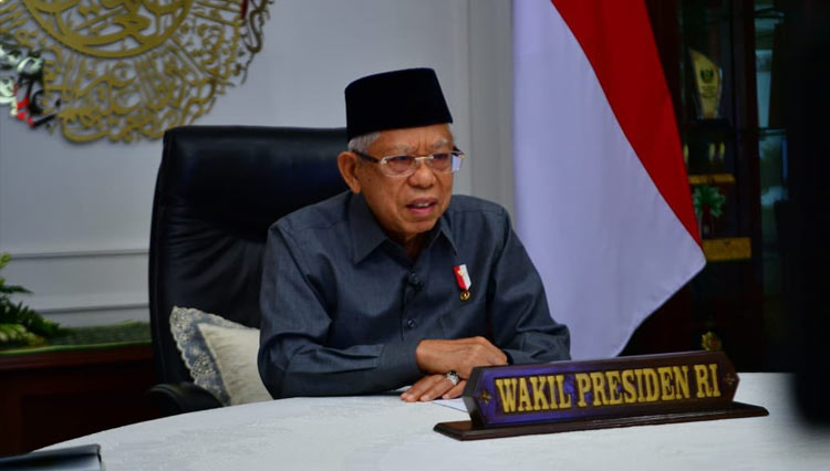 Wapres RI KH Ma'ruf Amin Optimistis Indonesia Jadi Kiblat Mode Muslim ...