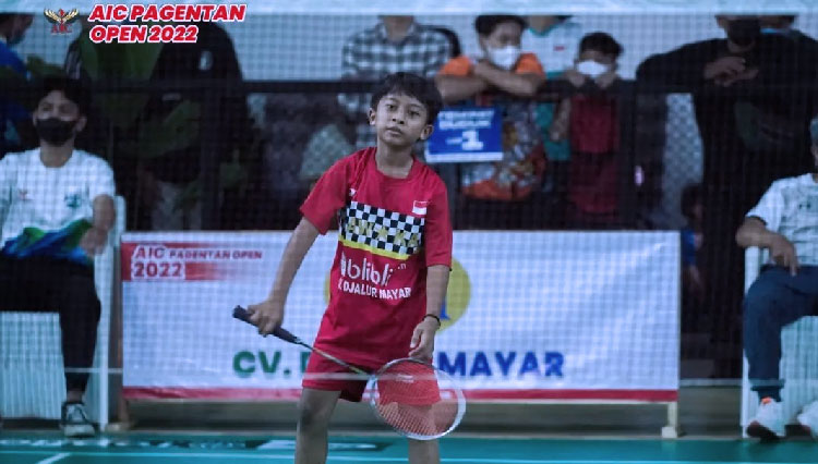 Suasana kegiatan kompetisi badminton yang digelar AIC di hari pertama, Senin (28/2/2022). (Foto: AIC for TIMES Indonesia)