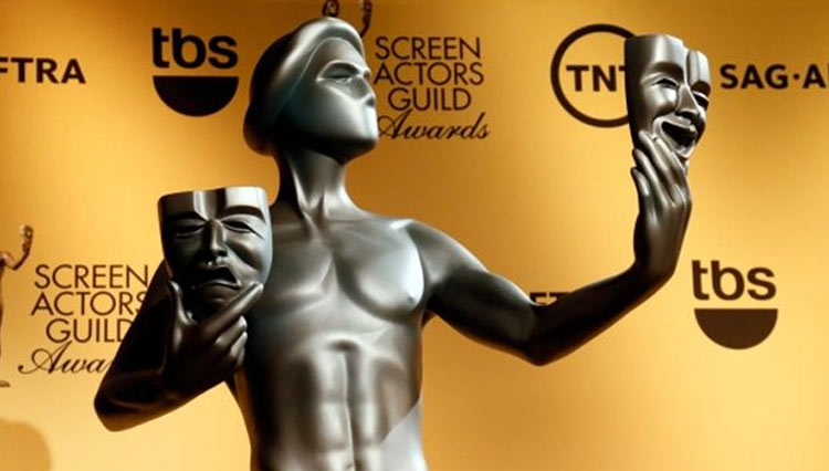 Screen Actors Guild (SAG) Awards 2022 dihelat di The Barker Hangar in Santa Monica, California, Amerika Serikat, Minggu (27/2/2022).