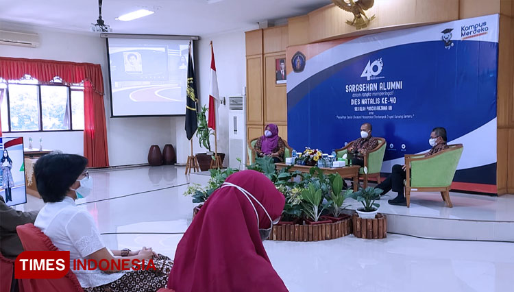 Sarasehan Alumni Dies Natalis Sekolah Pascasarjana Universitas Brawijaya yang ke-40. (Foto: Humas UB for TIMES Indonesia)