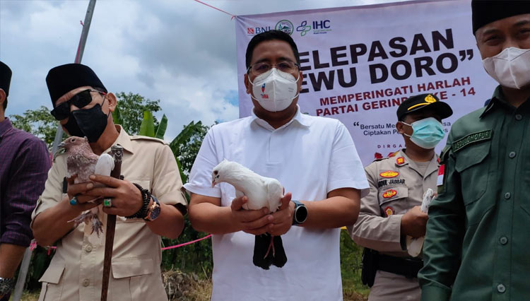 Lepas Burung Merpati, Anwar Sadad: Gerindra Tak Pernah Ingkar Janji