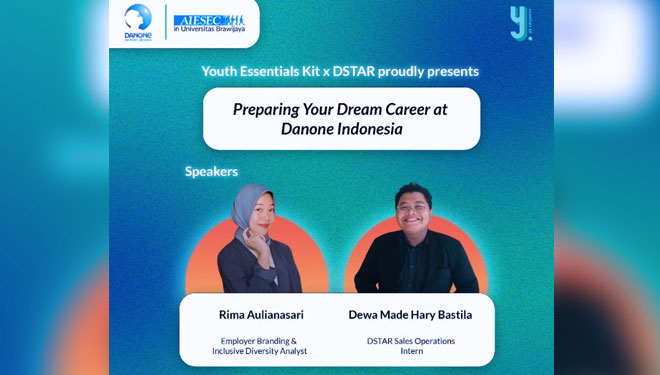 Danone Indonesia dan AIESEC in Universitas Brawijaya Gelar Webinar Peluang Karir