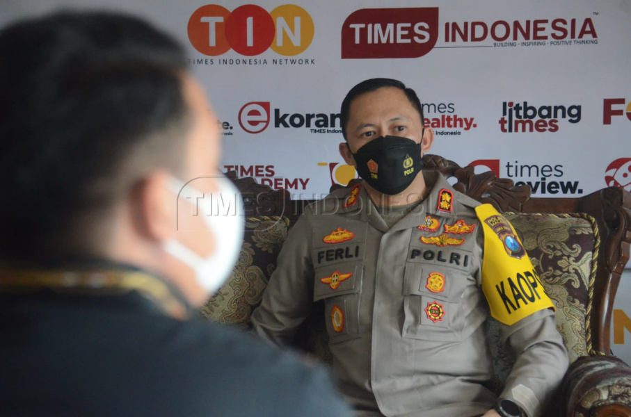 Kapolres Malang Silaturahim Ke TIMES Indonesia