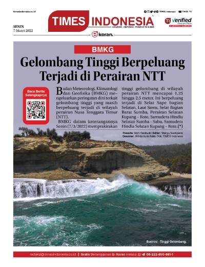 Edisi Senin, 7 Maret 2022: E-Koran, Bacaan Positif Masyarakat 5.0