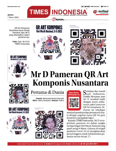 Edisi Senin, 7 Maret 2022: E-Koran, Bacaan Positif Masyarakat 5.0