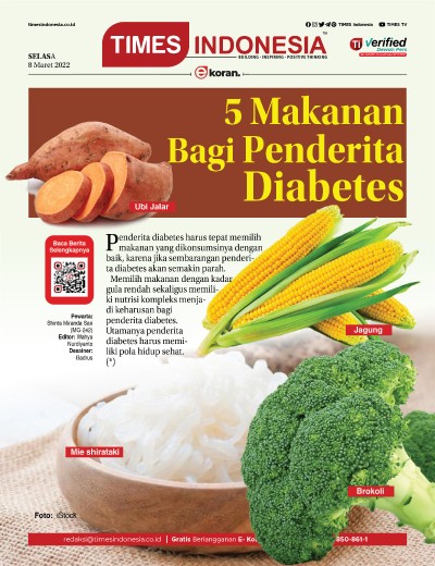 Edisi Selasa, 8 Maret 2022: E-Koran, Bacaan Positif Masyarakat 5.0