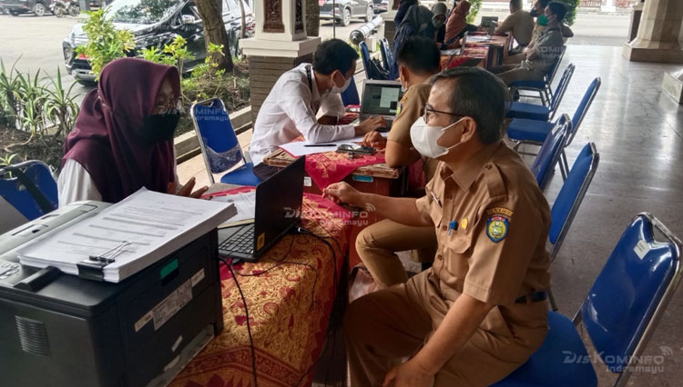 Gerai khusus KPP Pratama Indramayu di Pendopo Bupati. (Foto: Diskominfo Kabupaten Indramayu)