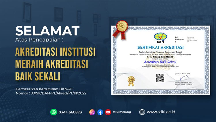Banner Akreditasi Perguruan Tinggi.