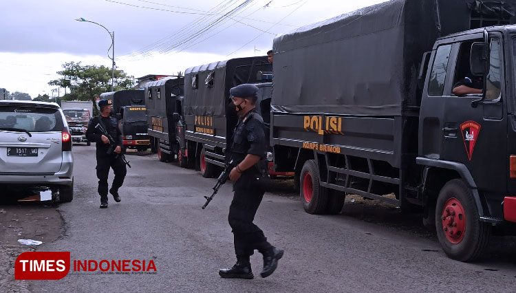Antisipasi Bentrok di Banyuwangi, Satu Kompi Brimob dan TNI Diterjunkan