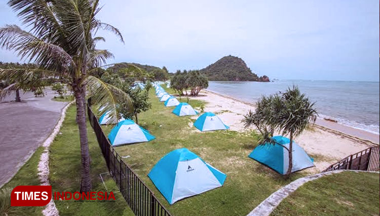 Campsite dari Yukata Indonesia di Mandalika. (FOTO: Dok. Yukata/TIMES Indonesia)