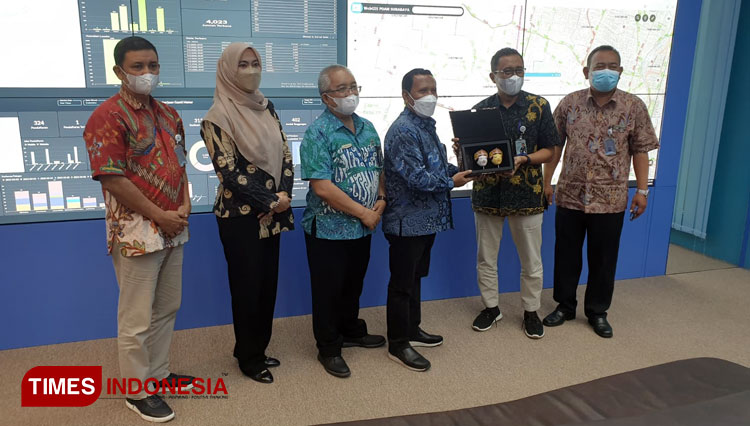 Tingkatkan Kinerja, Perumda Tirta Kanjuruhan Benchmarking di PDAM Surya Sembada