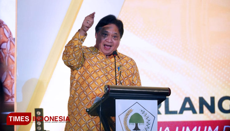 Ketua Umum DPP Partai Golkar Airlangga Hartarto. (FOTO: Dok TIMES Indonesia)