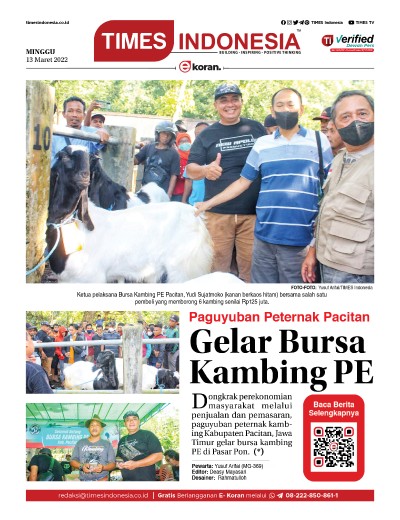 Edisi Minggu, 13 Maret 2022: E-Koran, Bacaan Positif Masyarakat 5.0