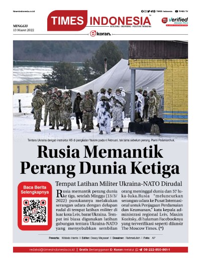 Edisi Minggu, 13 Maret 2022: E-Koran, Bacaan Positif Masyarakat 5.0