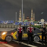 Blue Light Patrol, Polres Tegal Kota Ingatkan Warga untuk Tetap Waspada