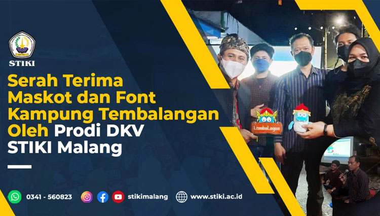 Serah Terima Maskot dan Font Kampung Tembalangan.