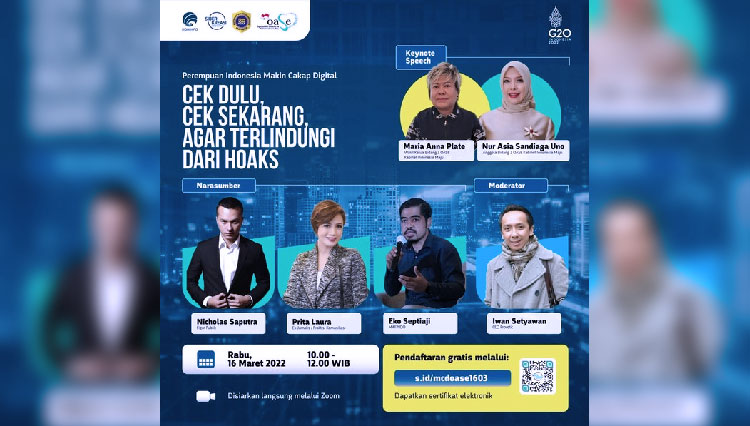 Kemenkominfo Tingkatkan Literasi Digital Perempuan Indonesia dalam Melawan Hoaks