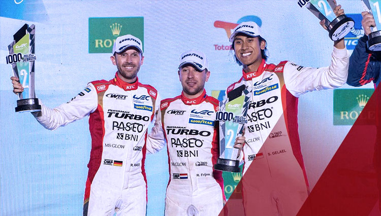 Sean Gelael berserta Team WRT #31 meraih posisi kedua dalam Seri pembuka FIA World Endurance Championship (FIA WEC), Jumat (18/3/22). (FOTO: Dok Team WRT)