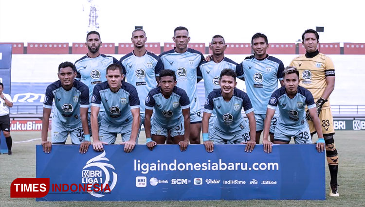 Foto skuat inti Persela Lamongan, untuk salah satu pertandingan di BRI Liga 1 musim ini. (FOTO: Instagram @perselafc/ TIMES Indonesia)