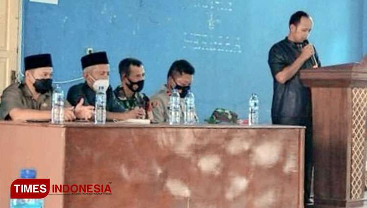 Pembentukan Panitia Pilkades di Kecamatan Cimerak. (Foto: Syamsul Ma'arif/TIMES Indonesia)