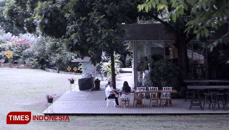 Cafe Nara Park Bandung. (FOTO: Iwa/TIMES Indonesia)