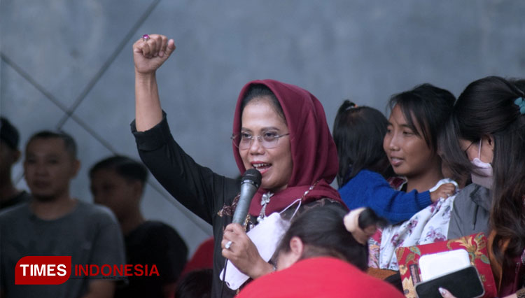 Lestarikan Budaya, Sri Untari Inisiasi Pertunjukan Jaranan di Tunggulwulung Kota Malang