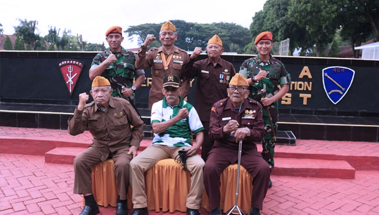 Batalyon Komando 464 Kopasgat memfasilitasi forum silaturahmi purnawirawan operasi Seroja Timor Timur 1975. (Foto: Dok. Yonko 464 Kopasgat for TIMES Indonesia)