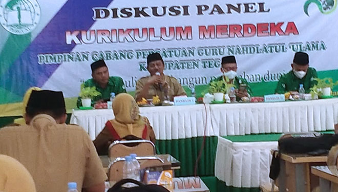 Diskusi Panel Pergunu, Dikbud Tegal Minta Materi Diimplementasikan ke Sekolah