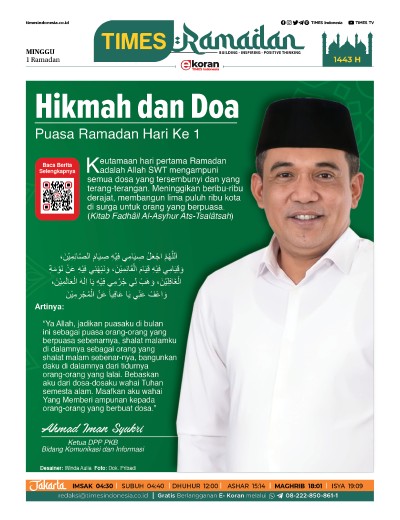 Edisi Minggu, 3 April 2022: E-Koran, Bacaan Positif Masyarakat 5.0