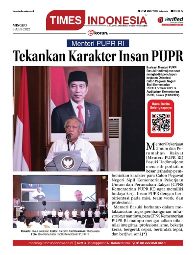 Edisi Minggu, 3 April 2022: E-Koran, Bacaan Positif Masyarakat 5.0