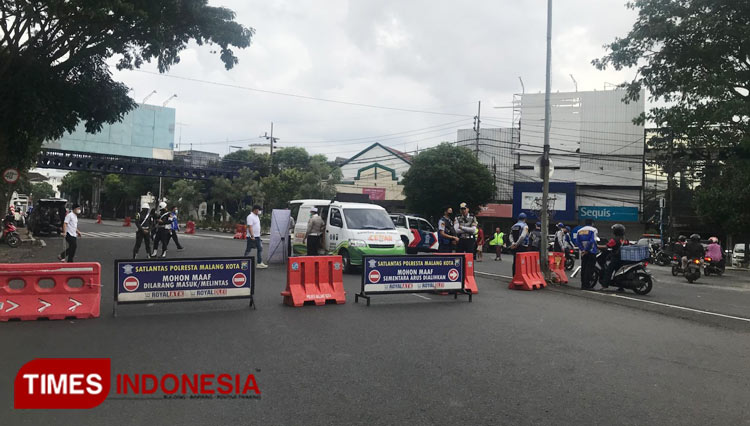 Suasana penutupan Kayutangan Heritage Malang saat ngabuburit, Minggu (3/4/2022). (Foto: Rizky Kurniawan Pratama/TIMES Indonesia)