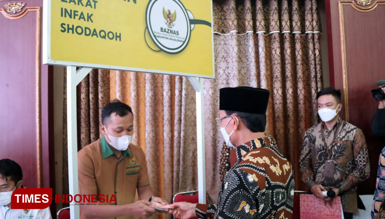 Baznas Majalengka Permudah Layanan ZIS Via Ponsel